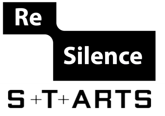 A person interacting with the reSilence AI mirror