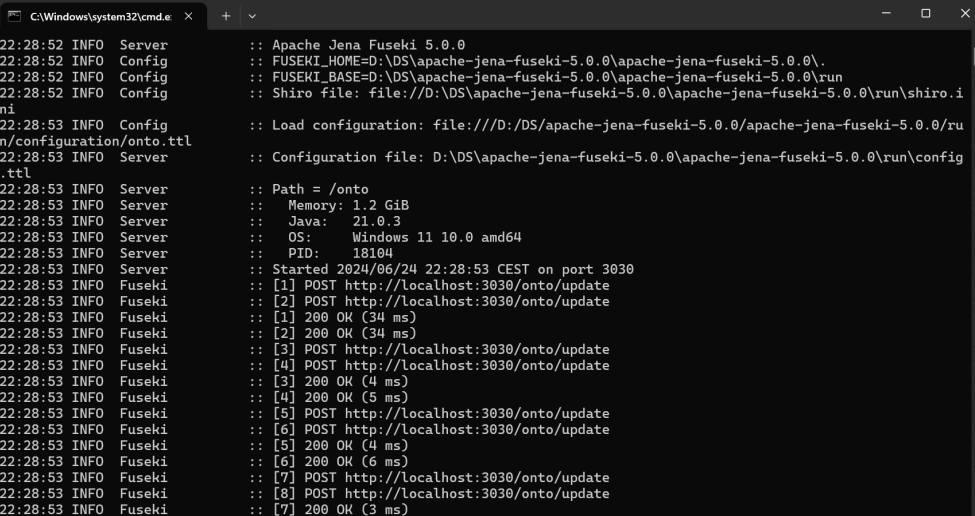 Query results interface